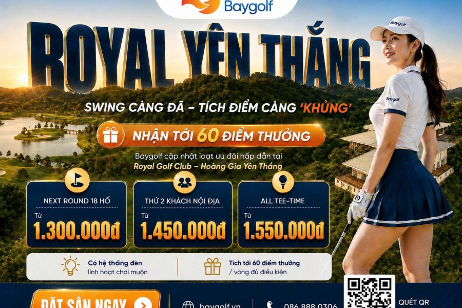 giá sân golf Royal Yên Thắng