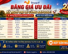 bảng giá sân golf dịp 2/9