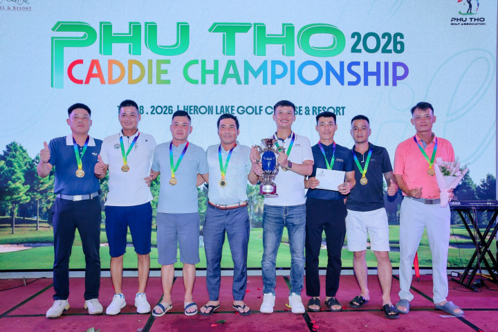 Đội tuyển Sân Golf Tam Đảo xuất sắc vô địch tại Giải Phu Tho Caddie Championship 2026 1 9jbmUwzS40cAWBB7 720