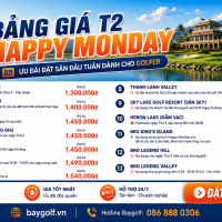 đặt sân golf đầu tuần