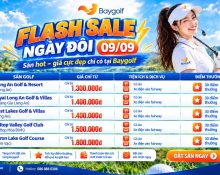 Flash Sale golf 9/9