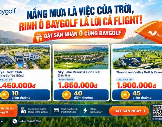 đặt sân golf Baygolf