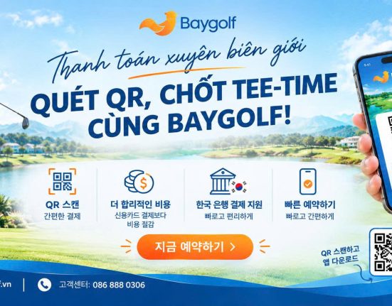 thanh toán QR đặt sân golf