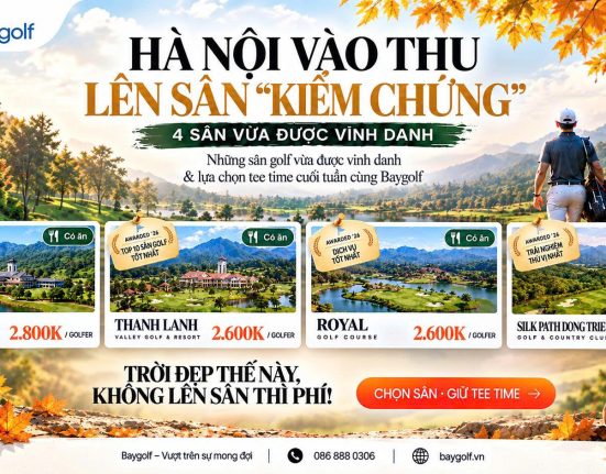 Bảng giá sân golf cuối tuần