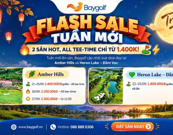 Giá sân golf miền Bắc