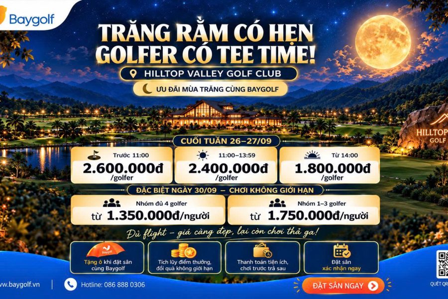 giá sân golf Hilltop Valley