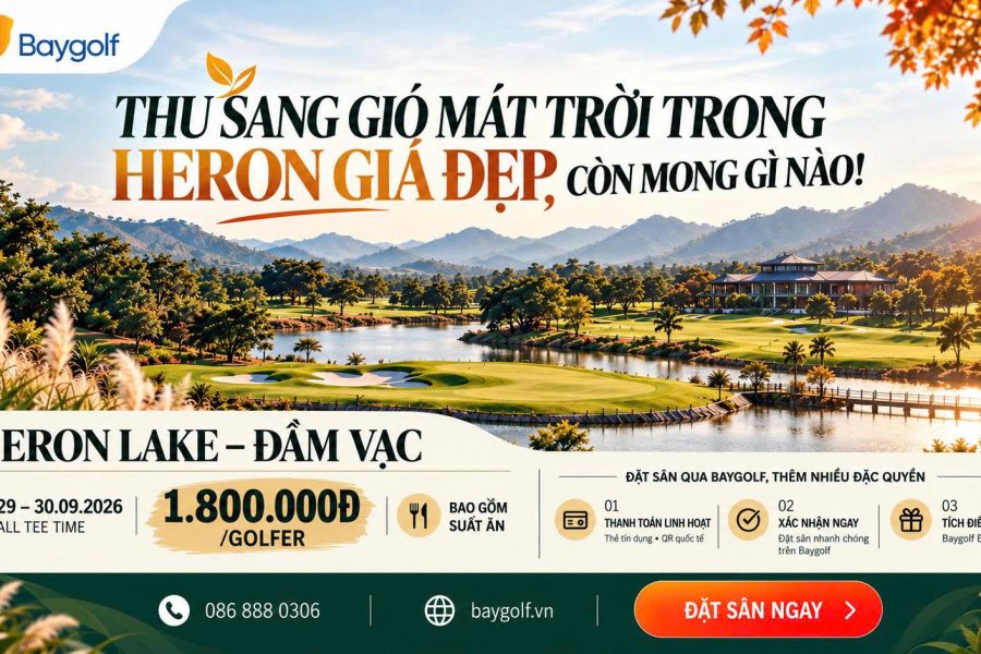 giá sân golf Heron Lake
