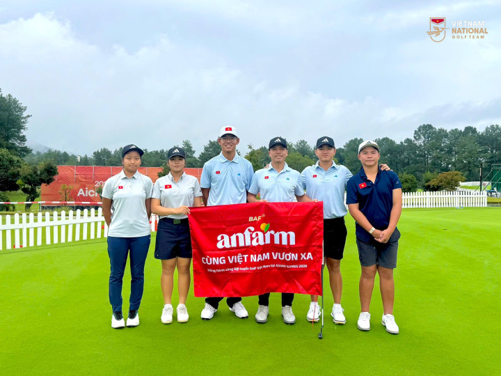 Anfarm tài trợ Đội tuyển Golf Việt Nam 100 triệu đồng trước thềm ASIAD 20 – Hành trình vươn tầm quốc tế 1