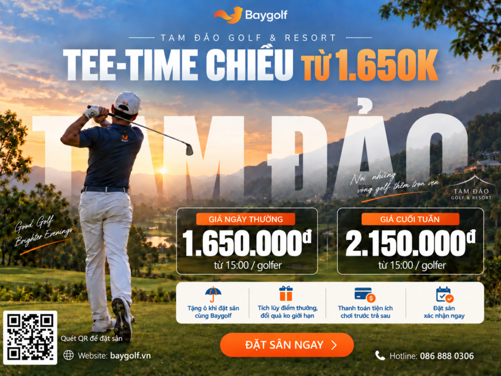 giá sân golf Tam Đảo