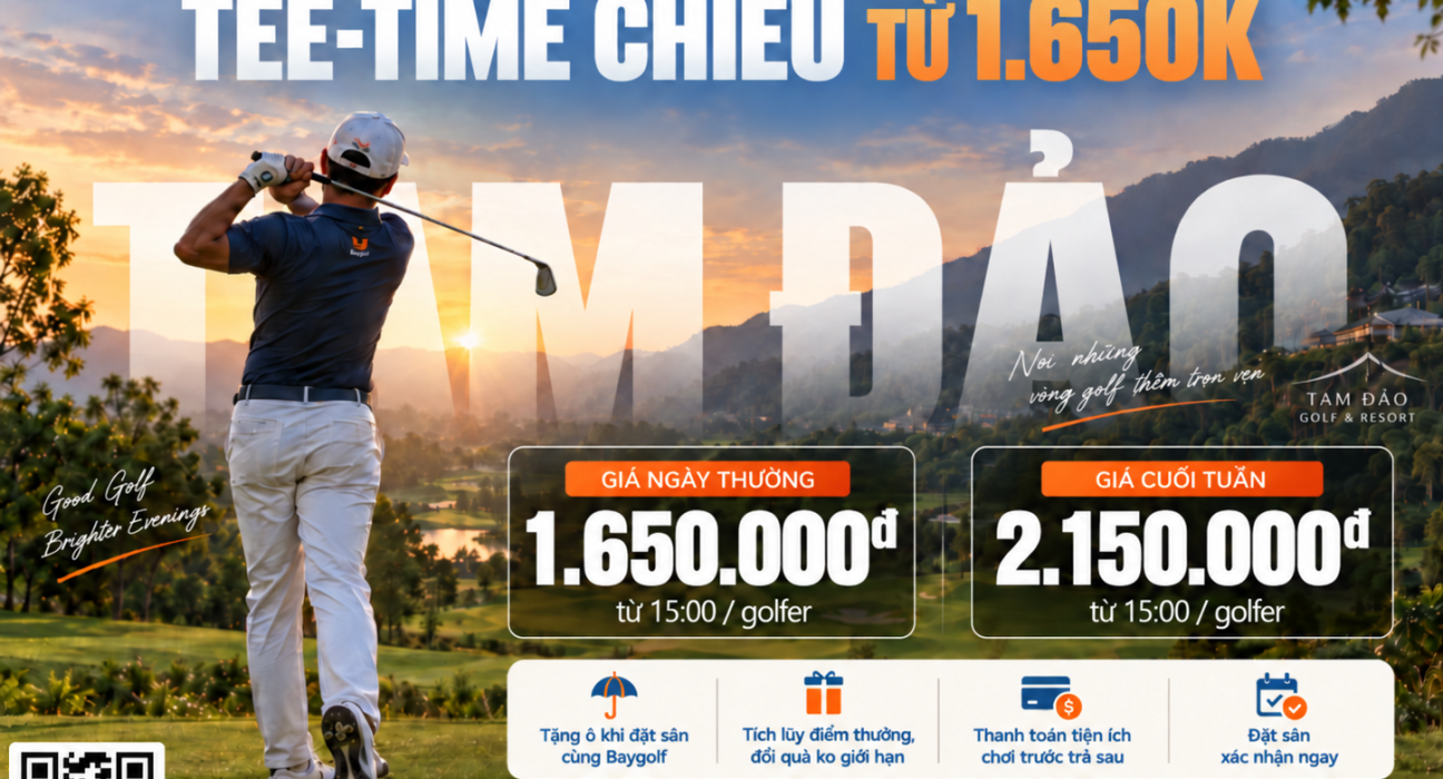 giá sân golf Tam Đảo