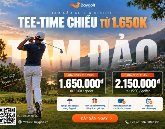 giá sân golf Tam Đảo
