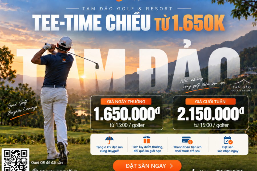 giá sân golf Tam Đảo