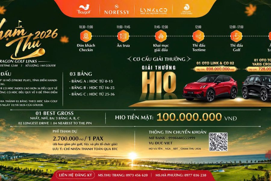 giải golf Chạm Thu 2026