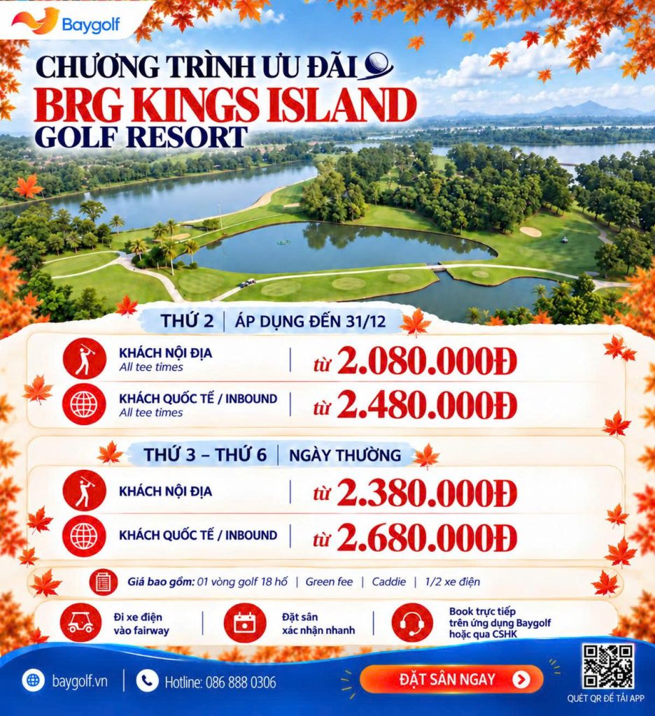 giá sân golf BRG Kings Island