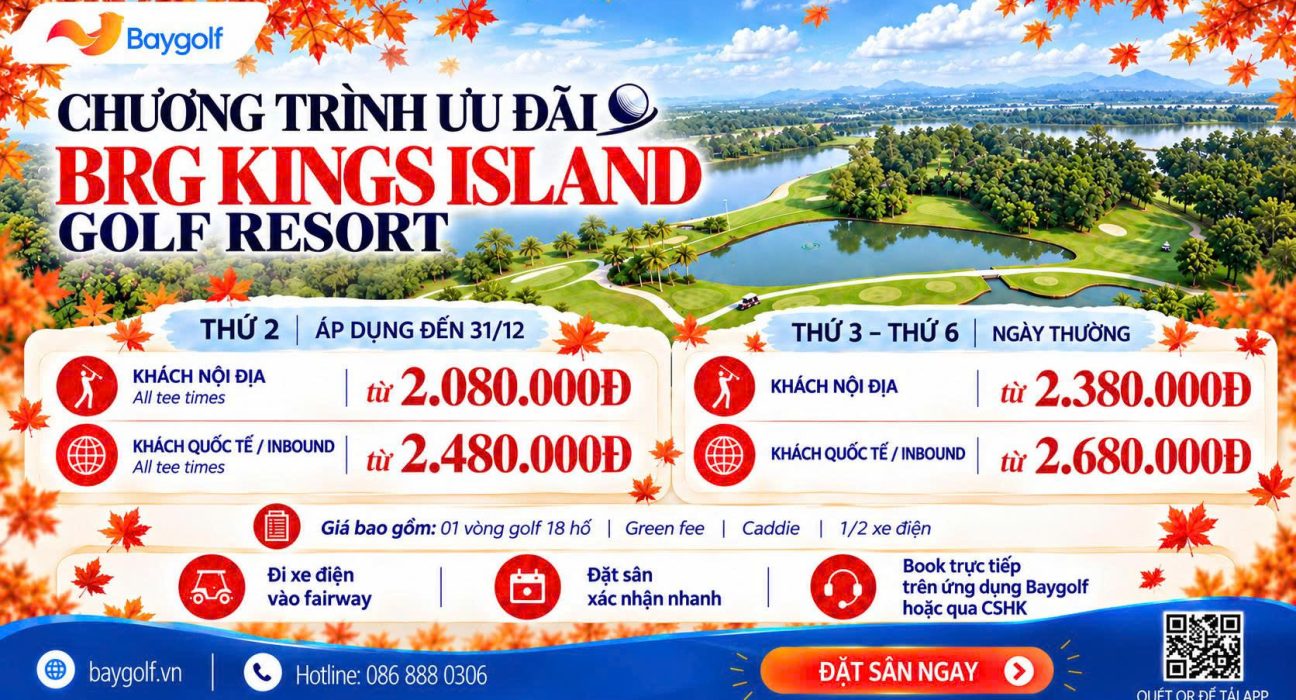 giá sân golf BRG Kings Island