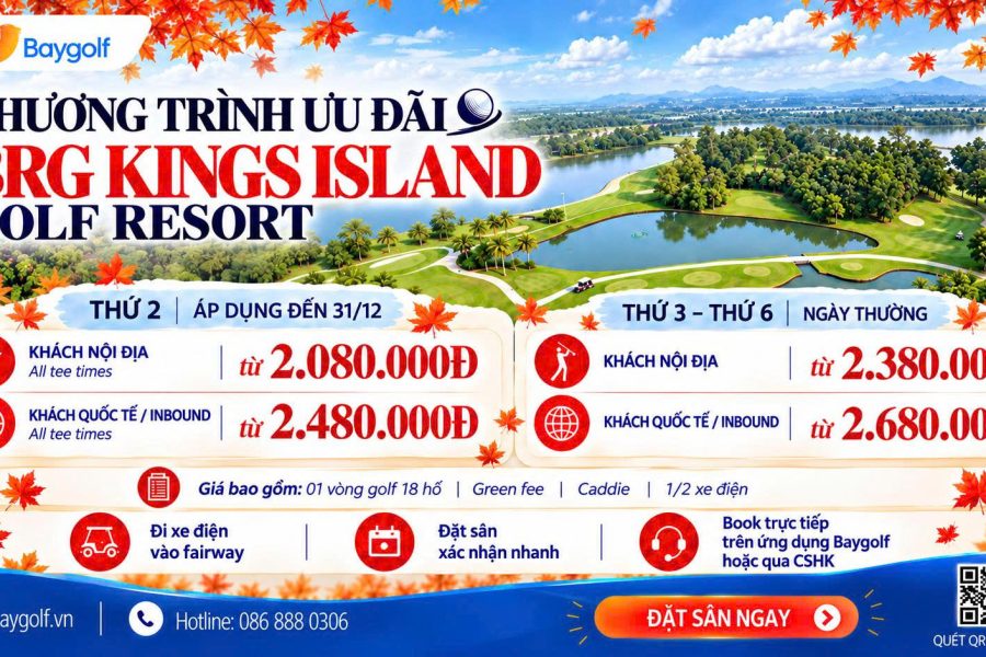 giá sân golf BRG Kings Island