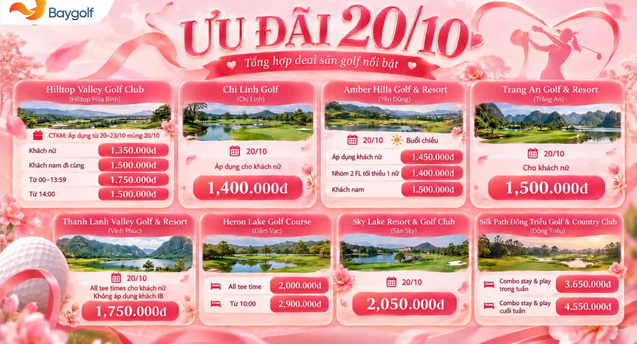 ưu đãi golf 20/10