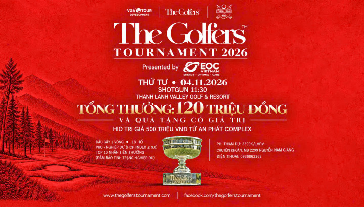 The Golfers Tournament 2026: Khám Phá Quỹ Thưởng 120 Triệu Đồng Và Cơ Hội HIO 500 Triệu Đồng 1 NdqlGmJafArjhzY6 720